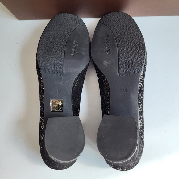 Audley Metallic Leather Heels, 39.5 - Picture 6 of 16